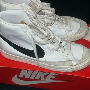 Nike Classic White and Black High-Tops